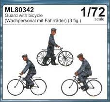 CMK 1-72 WWII German Guard with Bicycle